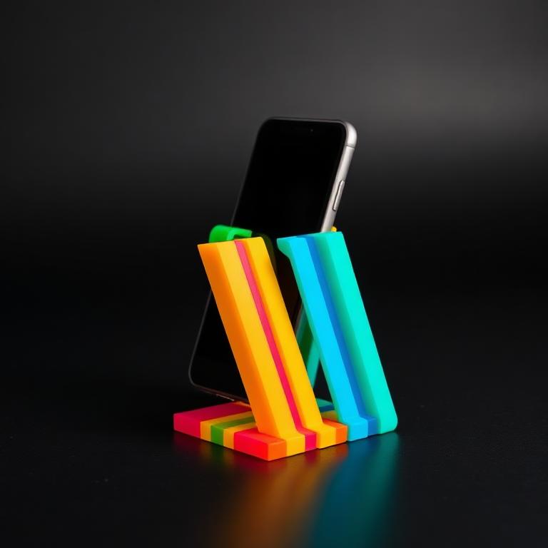 Rainbow Phone Holder
